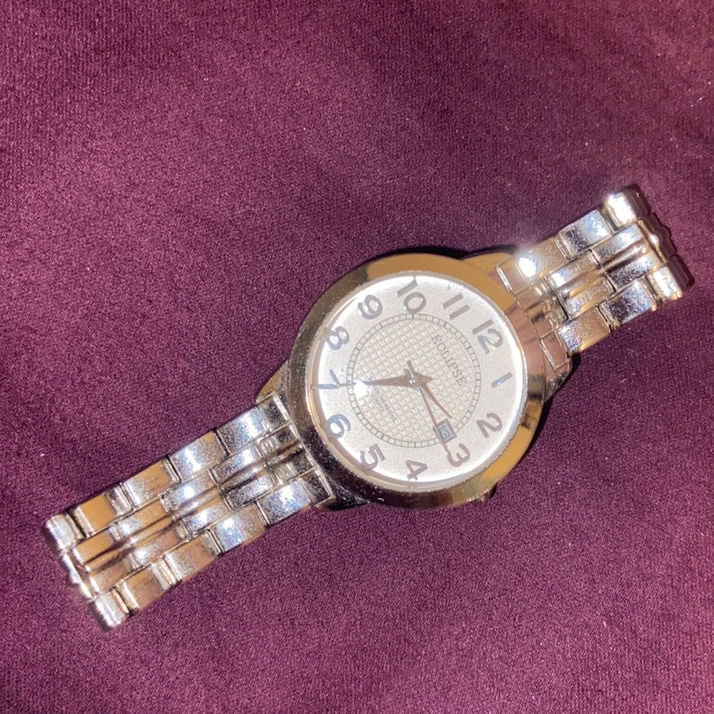 Woman’s silver watch